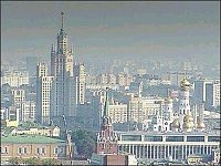 pohled na Moskvu