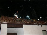 Požár střechy Petříkov. Foto J.Sekyra SDH Těptín