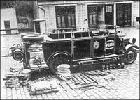 Víceúčelový dopravní vůz Walter PN 2,5t byl pořízen v roce 1929 Stavebním úřadem - odborem požárním.