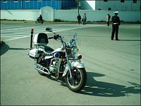Policejní motocykl. Velmi pěkné