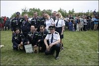 „Stříbrné“ družstvo hasičů z Volče