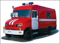 Další hasičská verze vozu ZIL 5301 