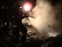 Kategorie ,,Ze služby,, - 2.místo - Jitka Eretová - "Zásah hasičů při likvidaci požáru chatky v Tere