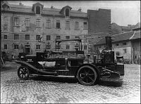 Parní stříkačka 2válcová fa R.A.Smekal, podvozek "Berliet" 35HP, rekonstr.1923. - 1150 litrů