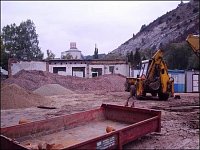 výstavba inženýrských sítí - říjen 2004