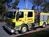 Scania novozélandských vojenských hasičů - záchranářů