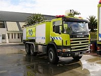 Scania/Fraser Fire - Buffalo 6x6 hasičů novozélandského královského letectva