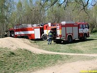 požár lesíku Na Pískovně, Liberec
