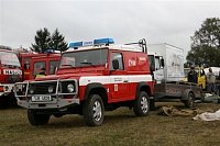 Land Rover defender hasičů ze Žďáru