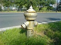 foto: Filip Brož - Hasiči města Železná Ruda, hydrant je mezi Železnou Rudou a Klatovy - v Neznašove