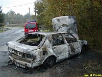 Požár osobního auta