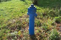 hydrant v obci Zbilidy, Vysočina