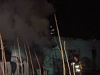 požár demolice na Hlavním nádraží, 28.12. 2007