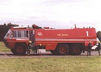 Chubb Pathfinder Airfield Crash Truck z britského letiště Manchaster