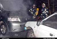 Výmolova, požár osobního automobilu