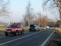 Dopravní nehoda osobního vozidla na silnici č. 310 mezi Pěčínem a Kameničnou