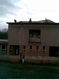 střecha dopravní budovy, Klánovice