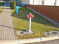 foto: M.Český,HZS Středočeského kraje PS Jílové u Prahy - hydranty v areálu firmy Hawle v Jesenici u