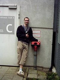 Radek Kislinger - hydrant v Německu