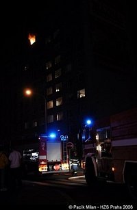 požár bytu