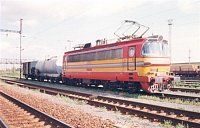 Požiarny vlak v stanici Bratislava - východné 23.8.1998