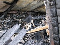 Noční požár zničil ubytovnu v Brně