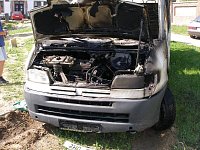 Požár nákladního vozidla na Trutnovsku