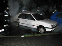 Požár osobního vozu