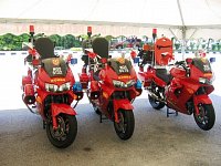 malajské hasičské Hondy VFR 800