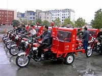 čínské požární tříkolky