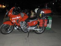 motocykl tureckých hasičů