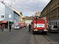 Požár zničil sklad materiálu a šatny