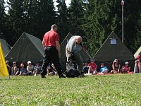 Ukázka policejních psovodů Ukázka policejních psovodů