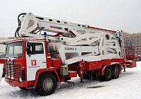 plošina Bono ALTIDRELR hasičů ruského Togliatti