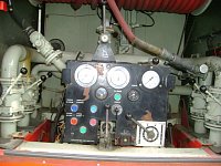 Ovládací panel čerpadla před opravou