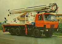 plošina CELLA PVP 40 Tatra 815 u nás/repro Požární ochrana