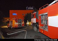 Požár Praha 10 Vyžlovská ulice