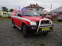 Mitshubishi L200 hasiči Čistá u Horek