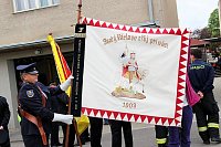 Oslavy SDH Velké Němčice se vydařily a místní obyvatelé i hasiči jsou hrdí na svůj krásný nový prapor.