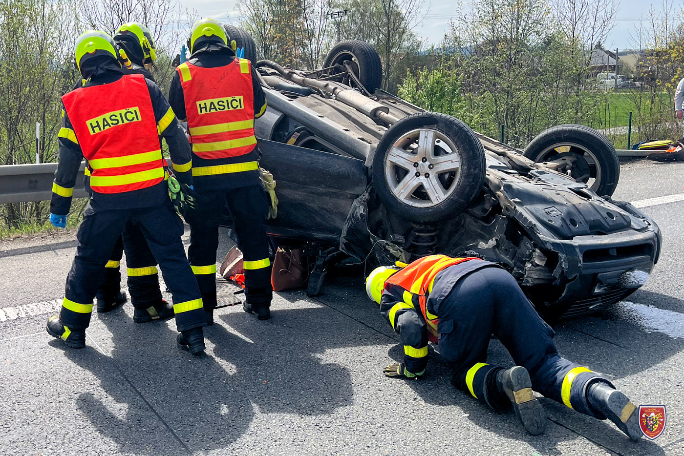 P I Nehod Osobn Ho Automobilu Na D Lnici D Byla Zran Na Idi Ka I Jej Psice Po Ry Cz