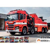 Kalendář POŽÁRY.cz 2020 - nástěnný s technikou