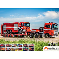 Kalendář POŽÁRY.cz 2021 - nástěnný s technikou
