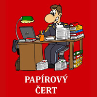 Magnetka - Papírový čert
