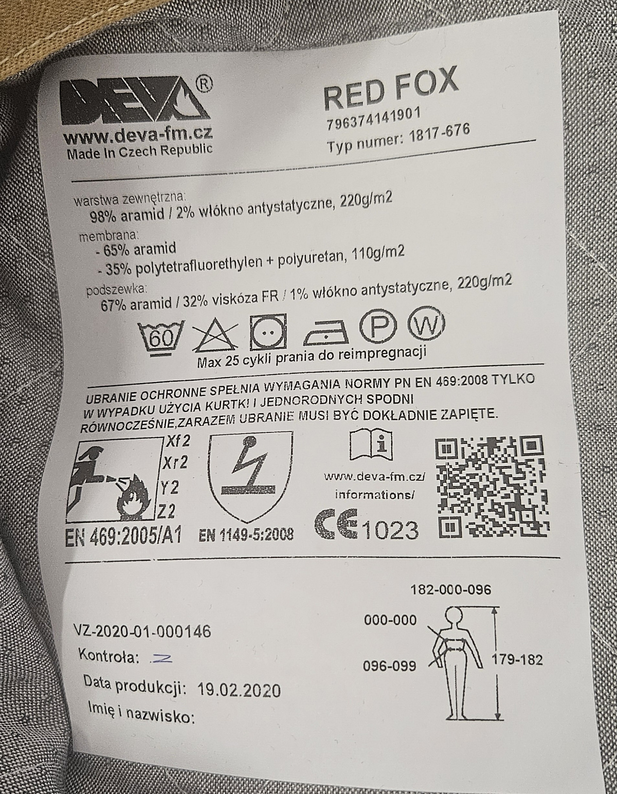 Prodám nové zásahové kalhoty Deva RED – FOX pískové barvy. Nikdy ...